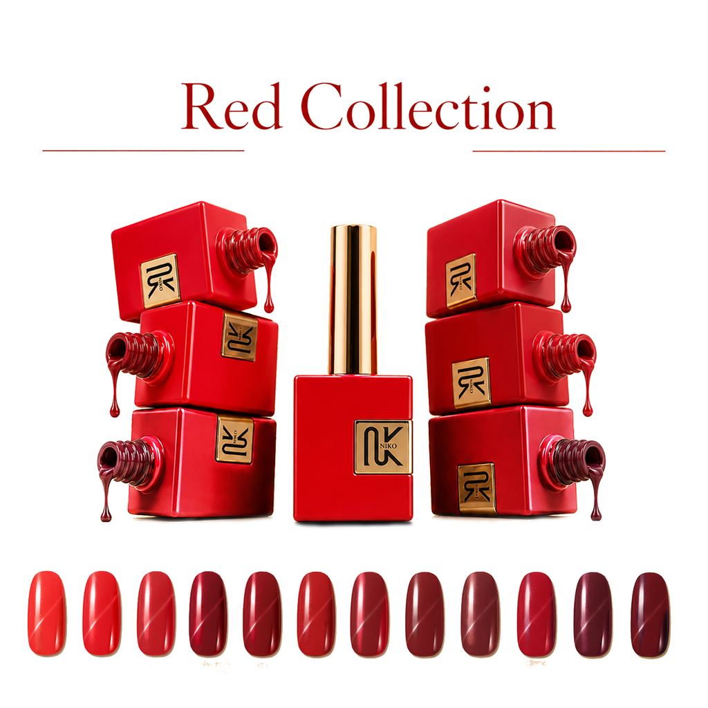 NIKO RED CAT EYE GEL COLLECTION