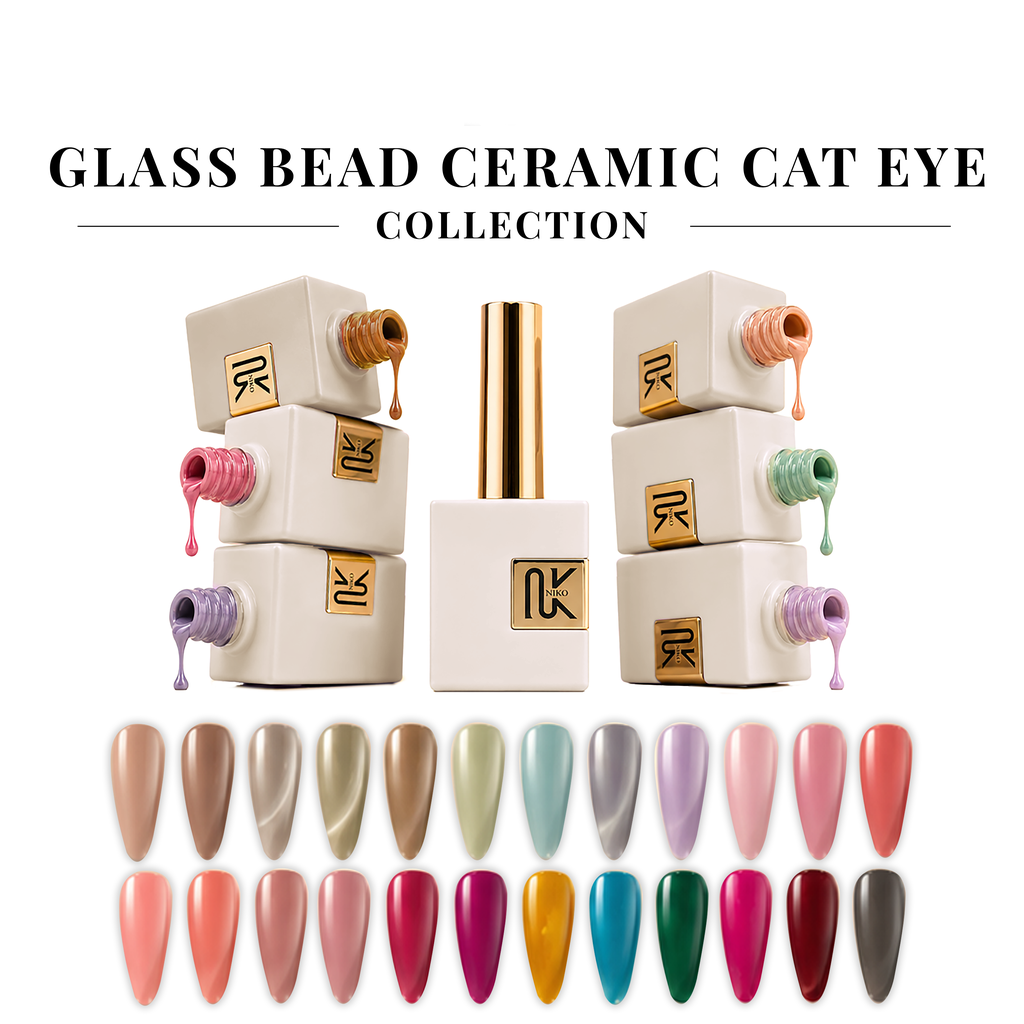 NIKO GLASS BEAD CERAMIC CAT EYE 01 - 24