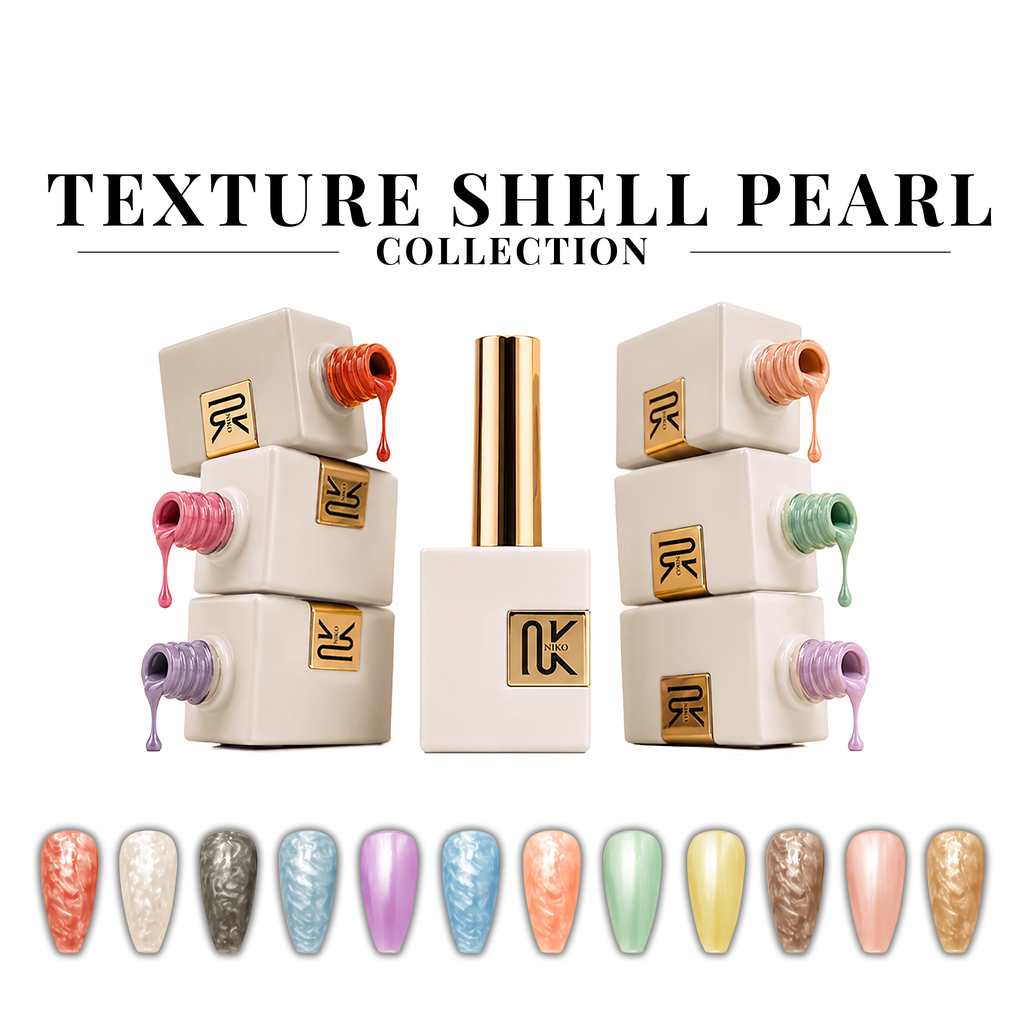 NIKO TEXTURE SHELL PEARL GEL COLLECTION 1-12