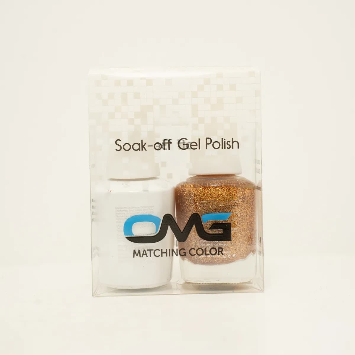 OMG SOAK-OFF GEL POLISH - SILVER CAP 122-125