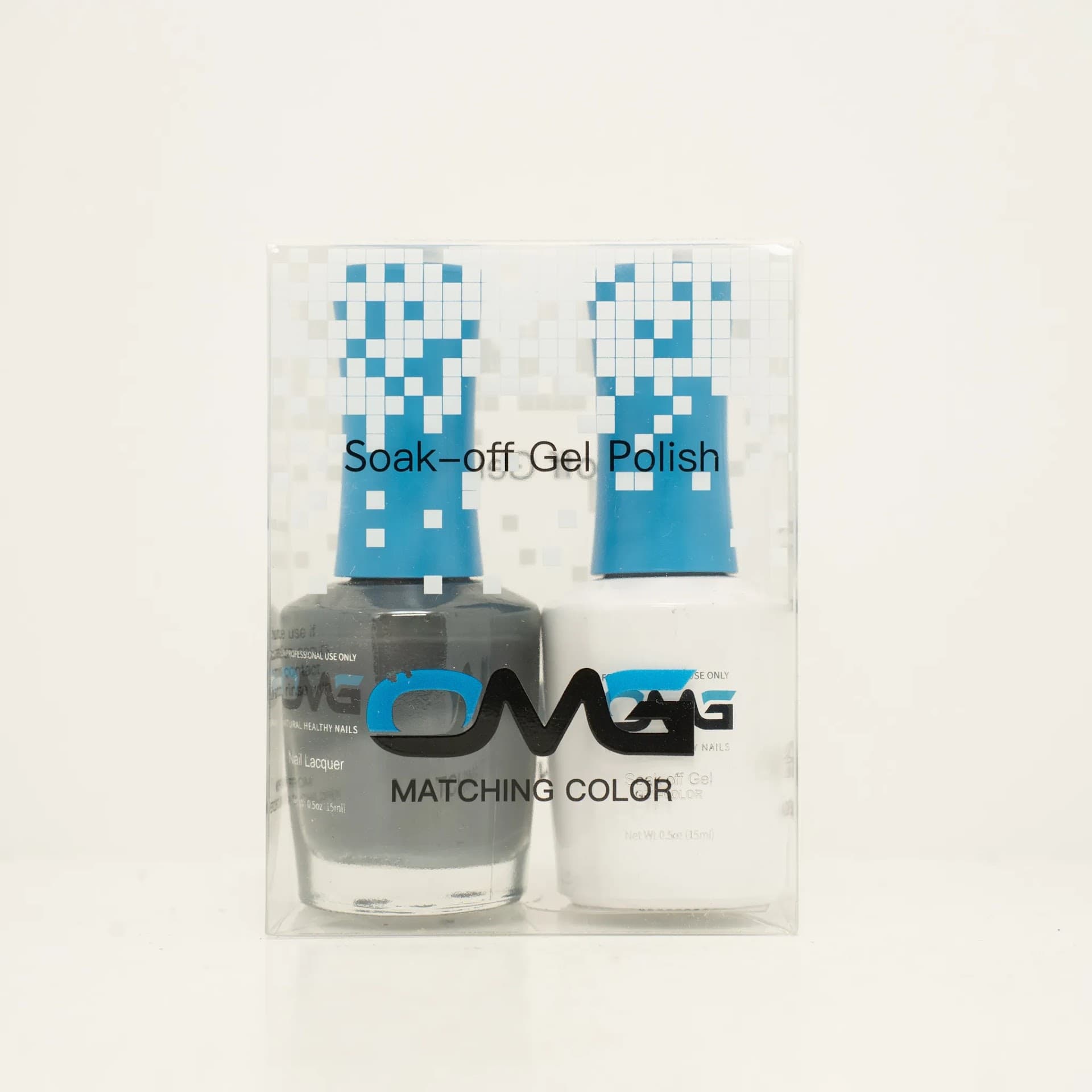 OMG SOAK-OFF GEL POLISH - SILVER CAP 001-012